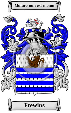 Frewins Family Crest Download (JPG) Heritage Series - 600 DPI