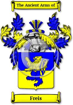 Freis Family Crest Download (jpg) Legacy Series - 150 DPI