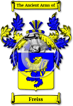 Freiss Family Crest Download (jpg) Legacy Series - 150 DPI