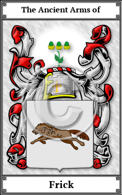 Frick Family Crest Download (JPG)  Book Plated - 150 DPI