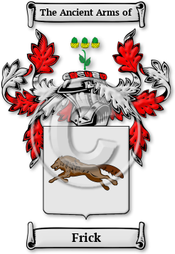 Frick Family Crest Download (jpg) Legacy Series - 150 DPI