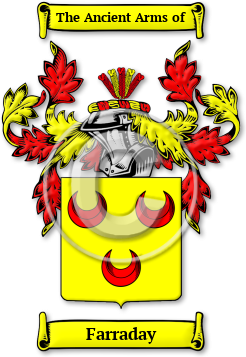 Farraday Family Crest Download (jpg) Legacy Series - 150 DPI
