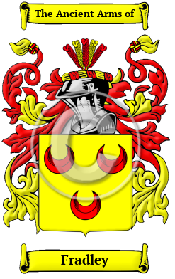 Fradley Family Crest/Coat of Arms