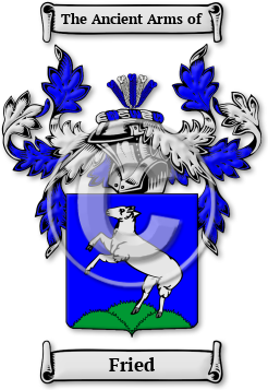 Fried Family Crest Download (jpg) Legacy Series - 150 DPI