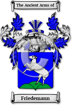 Friedemann Family Crest Download (jpg) Legacy Series - 150 DPI