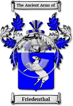 Friedenthal Family Crest Download (jpg) Legacy Series - 150 DPI