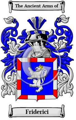 Friderici Family Crest Download (JPG) Heritage Series - 600 DPI