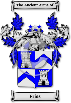 Friss Family Crest Download (jpg) Legacy Series - 150 DPI
