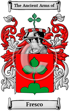 Fresco Family Crest Download (JPG) Heritage Series - 600 DPI