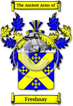 Freshnay Family Crest Download (JPG) Legacy Series - 600 DPI