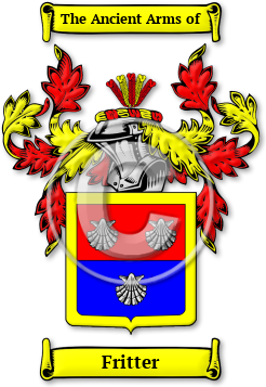 Fritter Family Crest Download (JPG) Legacy Series - 600 DPI