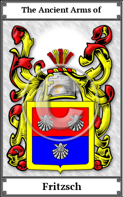 Fritzsch Family Crest Download (JPG)  Book Plated - 150 DPI