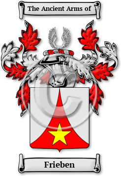 Frieben Family Crest Download (jpg) Legacy Series - 150 DPI