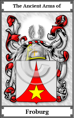 Froburg Family Crest Download (JPG) Book Plated - 600 DPI