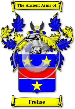 Frehse Family Crest Download (JPG) Legacy Series - 600 DPI