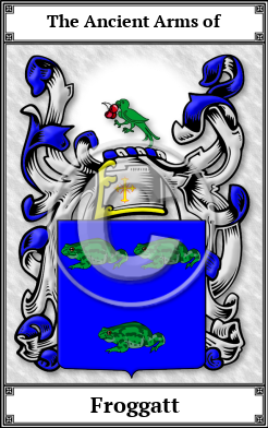 Froggatt Family Crest Download (JPG) Book Plated - 600 DPI