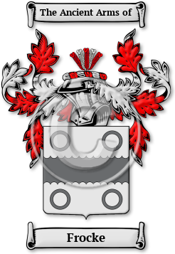 Frocke Family Crest Download (jpg) Legacy Series - 150 DPI