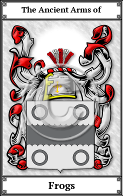 Frogs Family Crest Download (JPG)  Book Plated - 150 DPI