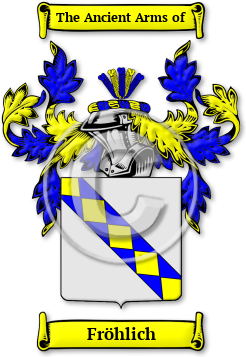 Fröhlich Family Crest Download (JPG) Legacy Series - 600 DPI