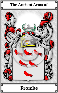 Frombe Family Crest Download (JPG) Book Plated - 600 DPI