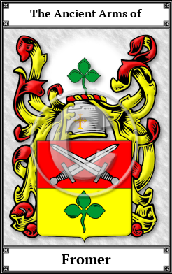 Fromer Family Crest Download (JPG) Book Plated - 600 DPI