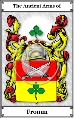 Fromm Family Crest Download (JPG)  Book Plated - 150 DPI