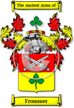 Frommer Family Crest Download (jpg) Legacy Series - 150 DPI