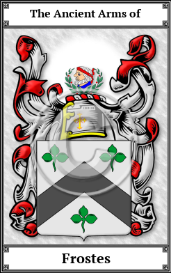 Frostes Family Crest Download (JPG)  Book Plated - 150 DPI