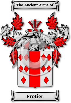 Frotier Family Crest Download (jpg) Legacy Series - 150 DPI
