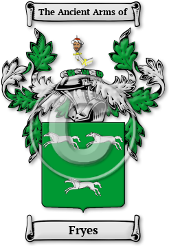 Fryes Family Crest Download (jpg) Legacy Series - 150 DPI