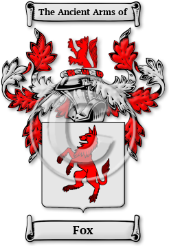 Fox Family Crest Download (JPG) Legacy Series - 600 DPI
