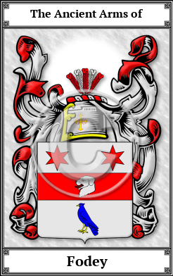 Fodey Family Crest Download (JPG)  Book Plated - 150 DPI