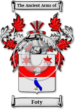 Foty Family Crest Download (jpg) Legacy Series - 150 DPI