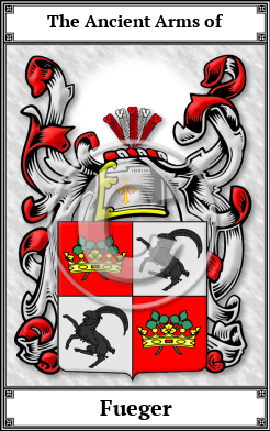 Fueger Family Crest Download (JPG)  Book Plated - 150 DPI