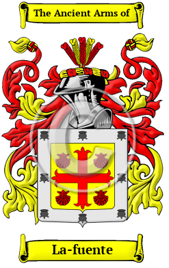 La-fuente Family Crest Download (JPG) Heritage Series - 300 DPI