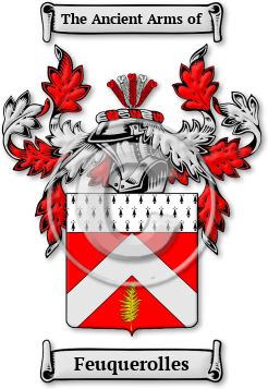 Feuquerolles Family Crest Download (jpg) Legacy Series - 150 DPI