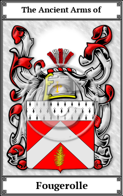 Fougerolle Family Crest Download (JPG) Book Plated - 600 DPI