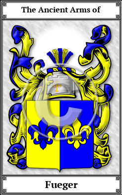 Fueger Family Crest Download (JPG)  Book Plated - 150 DPI