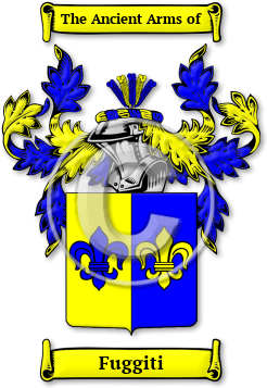 Fuggiti Family Crest Download (jpg) Legacy Series - 150 DPI