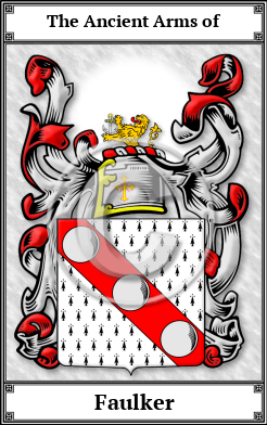Faulker Family Crest Download (JPG) Book Plated - 600 DPI