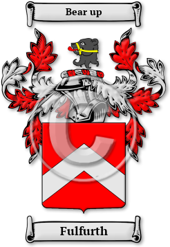 Fulfurth Family Crest Download (jpg) Legacy Series - 150 DPI