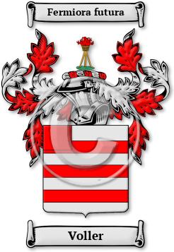 Voller Family Crest Download (jpg) Legacy Series - 150 DPI