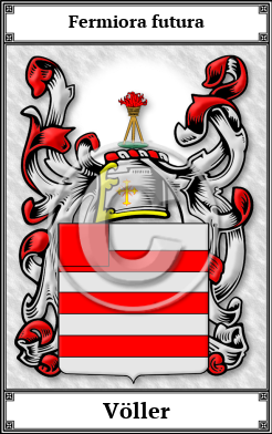 Völler Family Crest Download (JPG)  Book Plated - 150 DPI