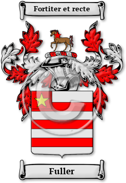 Fuller Family Crest Download (jpg) Legacy Series - 150 DPI