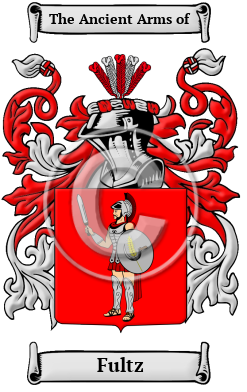 Fultz Family Crest Download (JPG) Heritage Series - 600 DPI