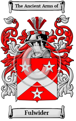Fulwider Family Crest/Coat of Arms