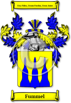 Fummel Family Crest Download (jpg) Legacy Series - 150 DPI