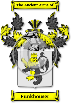Funkhouser Family Crest Download (JPG) Legacy Series - 600 DPI