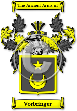 Vorbringer Family Crest Download (jpg) Legacy Series - 150 DPI