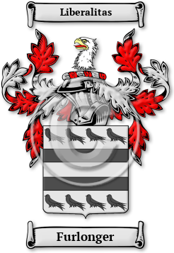 Furlonger Family Crest Download (jpg) Legacy Series - 150 DPI